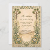 Rustic Desert Botanicals Birthday Kaart (Voorkant)