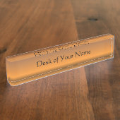 Rustic Desk Name Bord Naambordje (Zijkant)