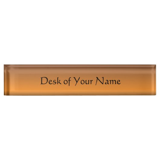 Rustic Desk Name Bord Naambordje (Voorkant)