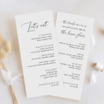 Rustic Dîner Mariage et boissons Menu<br><div class="desc">Menu Rustique Dîner Mariage et Boissons,  Calligraphie Simple Menus Mariage rustique Menus Mariage,  Menu Mariage rustique,  Menu Floral Wedidng,  Menu Table Mariage</div>