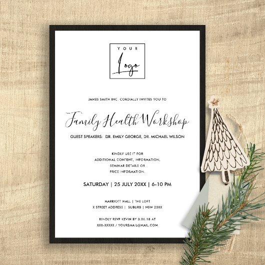 RUSTIC DONKER HOUTEN TIMMER UW LOGO WORKSHOP EVENE KAART