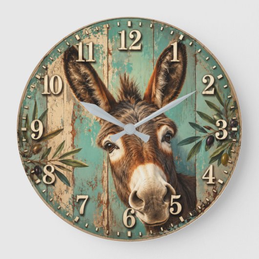 Rustic Donkey Grote Klok (Voorkant)