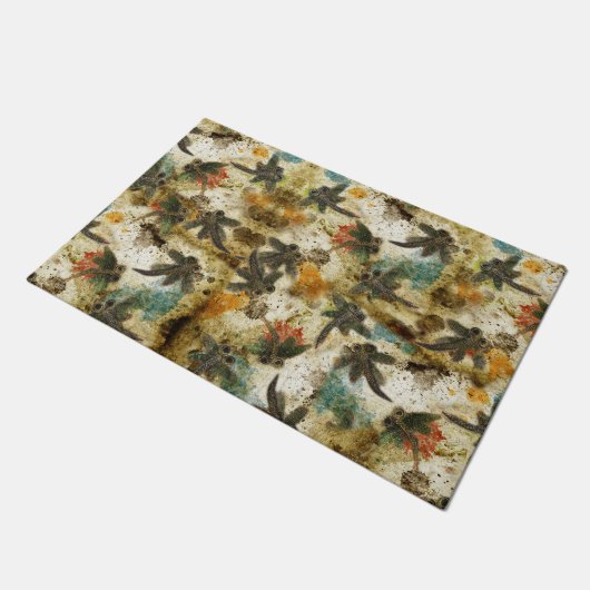 Rustic Dragonfly Flit Deurmat (Schuin)