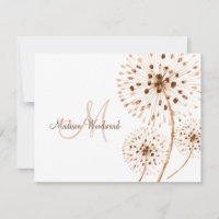 Rustic Dried Flowers Monogram