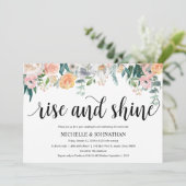 Rustic Dusk Post Mariage Brunch Invitation Card (Debout devant)