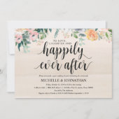 Rustic Dusk Post Mariage Brunch Invitation Card (Devant)