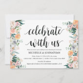 Rustic Dusk Post Mariage Brunch Invitation Card (Devant)