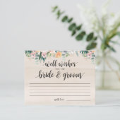 Rustic Dusk Wedding wenst Kaart (Staand voorkant)