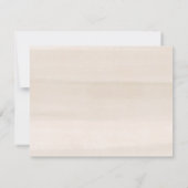 Rustic Dusk Wedding wenst Kaart (Achterkant)