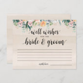 Rustic Dusk Wedding wenst Kaart (Voorkant / Achterkant)