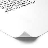 Rustic Dusty Blue Floral 24 Tabel Seating Chart Poster (Hoek)