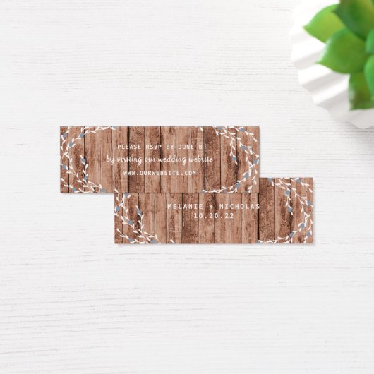 Rustic Dusty BlueBerry wreath mariage site web rsv (Bureau)