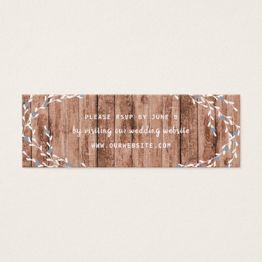 Rustic Dusty BlueBerry wreath mariage site web rsv (Devant)