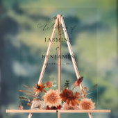 Rustic Earth & Champagne Florals Mariage Bienvenue (Neutre)