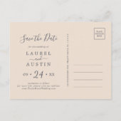 Rustic Earth Florals Enregistrer la carte postale (Dos)
