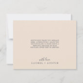 Rustic Earth Florals Hartelijk dank Bedankkaart (Achterkant)