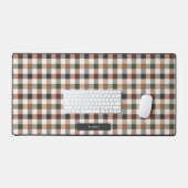 Rustic Earth Tone Plaid Pattern (Clavier et souris)