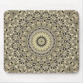 Rustic Earthy Tribal Style Mandala Muismat (Voorkant)