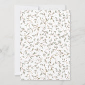 Rustic Easter Egg Hunt & Celebration Invitation Kaart (Achterkant)