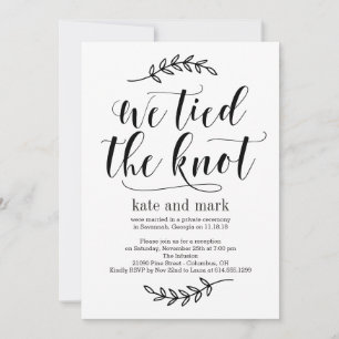 Rustic Elegance EDITABLE COLOR Wedding Invite REC Bedankkaart