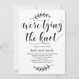Rustic Elegance EDITABLE COLOR Wedding Invite REC Bedankkaart
