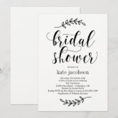 Rustic Elegance EDITABLE KLEUR Vrijgezellenfeest Kaart (Voorkant / Achterkant)