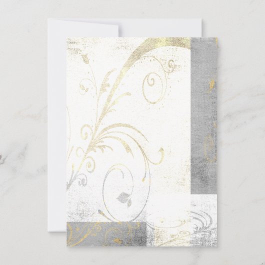 Rustic Elegance Rehearsal Dinner Uitnodiging (Achterkant)