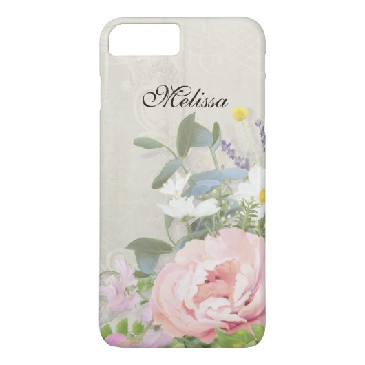 Rustic Elegant Floral Case-Mate iPhone Case (Achterkant)