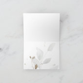 Rustic Elegant Green Waterverf Hartelijk dank Bedankkaart (Binnen)