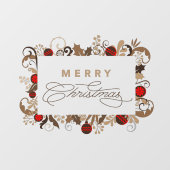 Rustic Elegant  pretkerkallifie Raamsticker (Vel)