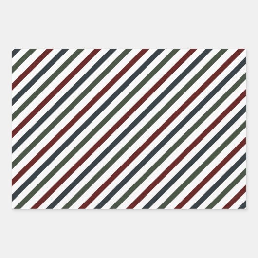 Rustic Elegant Snowy Winter | Kerstfeestdag Inpakpapier Vel (Voorkant)