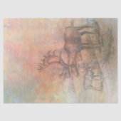 Rustic Elks Autumn Mountains ontkoppelen Tissuepapier (Voorkant)