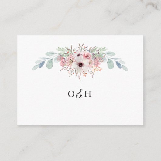 Rustic Eucalyptus Greenery - de Kaart van de Omslu (Achterkant)