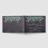Rustic Eucalyptus Greenery Wedding Gastenboek (Volledig)