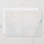 Rustic Eucalyptus Greenery Wedding Save the Date (Achterkant)