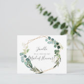 Rustic Eucalyptus is mijn dikke meid van eer Kaart (Staand voorkant)