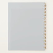 Rustic Eucalyptus Leaves & Branches Notebook Planner (Achterkant)