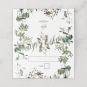 Rustic Eucalyptus Leaves  Greenery Wedding (Buitenkant ongevouwen)