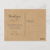 Rustic Eucalyptus Woodland Weddenschap Briefkaart (Achterkant)