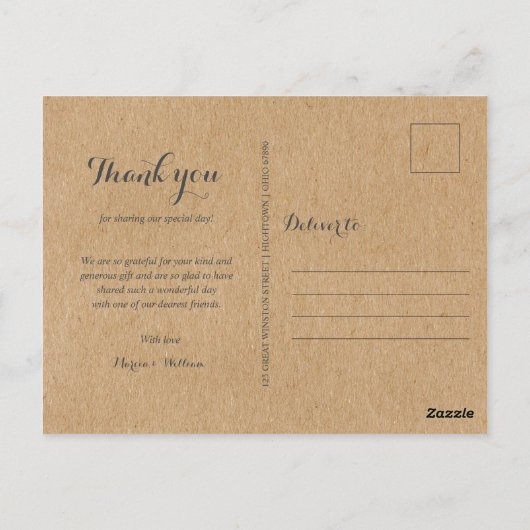 Rustic Eucalyptus Woodland Weddenschap Briefkaart (Achterkant)