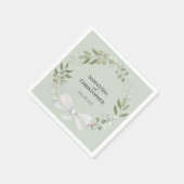 Rustic Eucalyptus Wreath Elegant Green Wedding Servet (Hoek)
