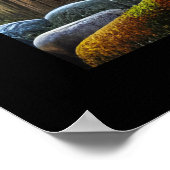 Rustic Evergreen Pine Chickadee Poster (Hoek)