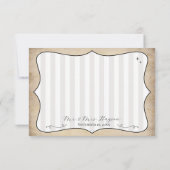 Rustic Faith Hope Love Christelijke bruiloft Bedankkaart (Achterkant)