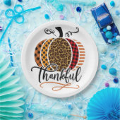 Rustic Fall Celebration Papieren Bordje (Feest)