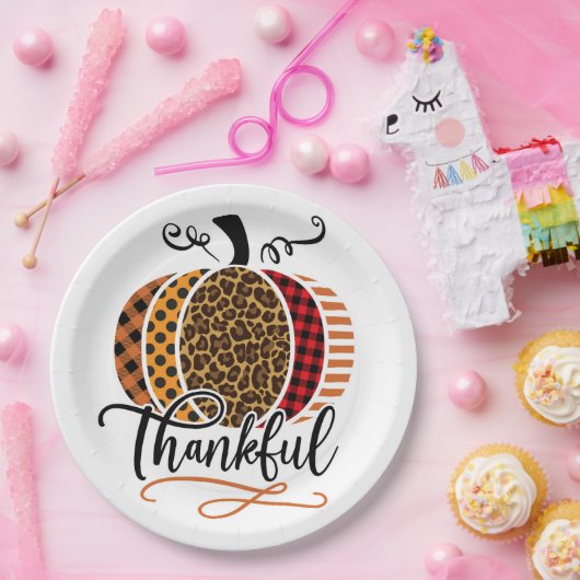 Rustic Fall Celebration Papieren Bordje (Feest)
