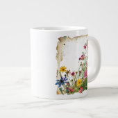 Rustic Fall Fleur sauvage spécialité Mug (Devant droit)