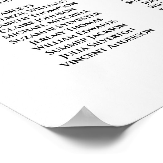 Rustic Fall Floral 16 Tableau Mariage Sièges (Coin)