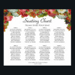 Rustic Fall Floral 8 Tableau Mariage Sièges<br><div class="desc">Ce magnifique tableau de sièges mariage de 8 tables aidera vos invités à trouver leurs tables et leurs sièges à votre réception. Doté d'un design rustique mais élégant de fleurs vintages dans des couleurs d'automne riches et profondes. On y trouve des roses victoriens rouges et blancs de corail, ainsi que...</div>