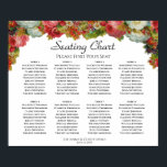 Rustic Fall Floral 8 Tableau Mariage Sièges<br><div class="desc">Ce magnifique tableau de sièges mariage de 8 tables aidera vos invités à trouver leurs tables et leurs sièges à votre réception. Doté d'un design rustique mais élégant de fleurs vintages dans des couleurs d'automne riches et profondes. On y trouve des roses victoriens rouges et blancs de corail, ainsi que...</div>