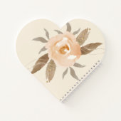 Rustic Fall Floral Fête des mariées Livre d'invité (Dos)